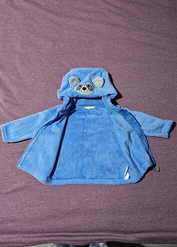 Wonder Kids Bebek Peluş Hırka Mavi 