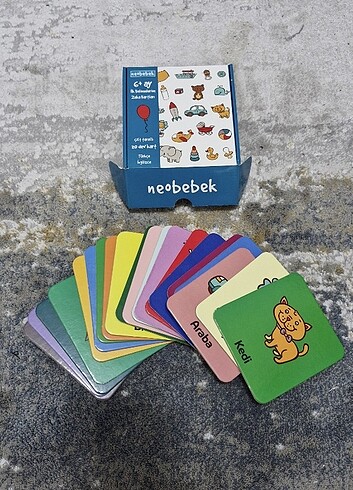 Neobebek Zeka Kartları 6+ ay.