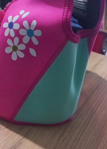 Kız Çocuk Pembe Fermuarlı Yelek - Görsel 8