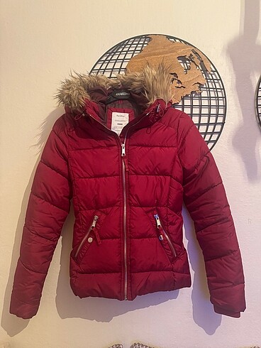 Bershka Kapişonlu mont