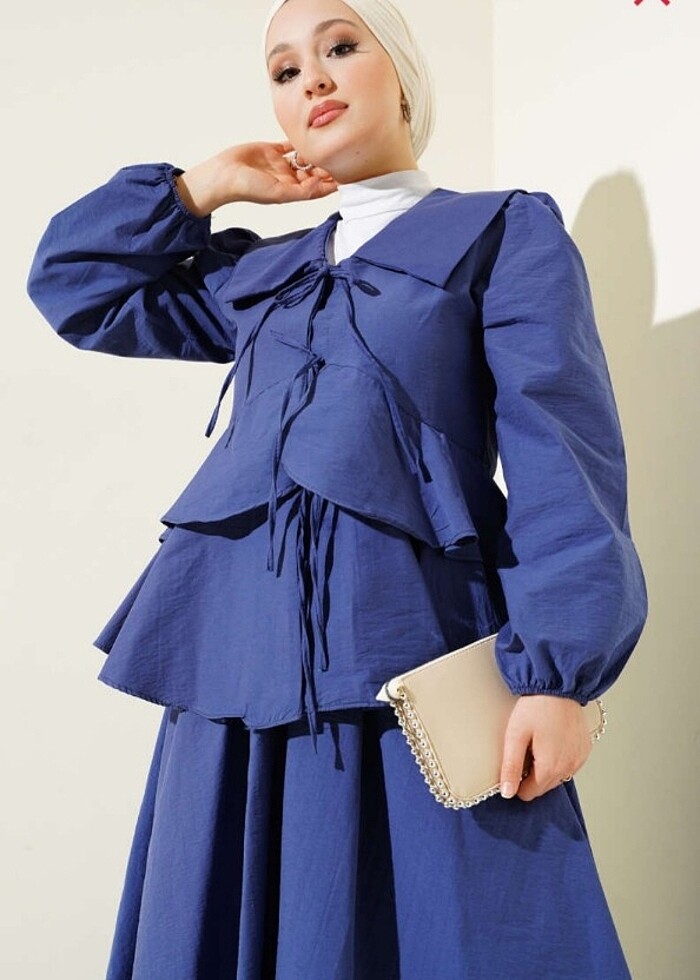 Bluzlu Etekli Takım - Görsel 2