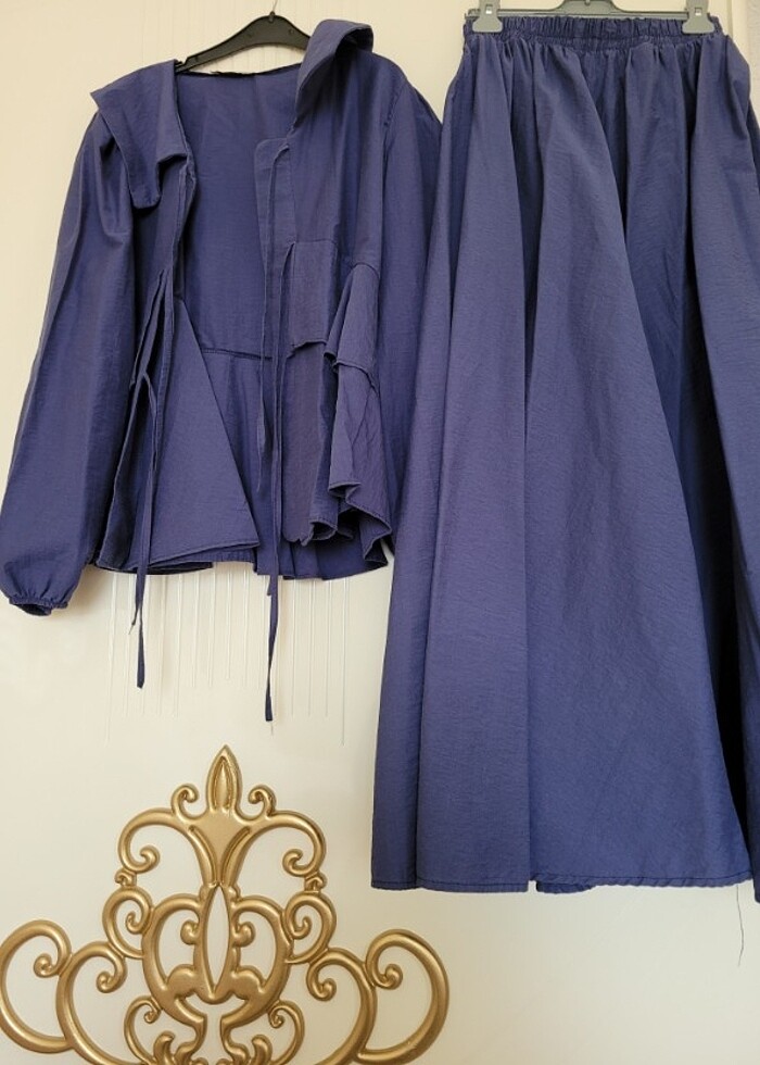 Bluzlu Etekli Takım - Görsel 5