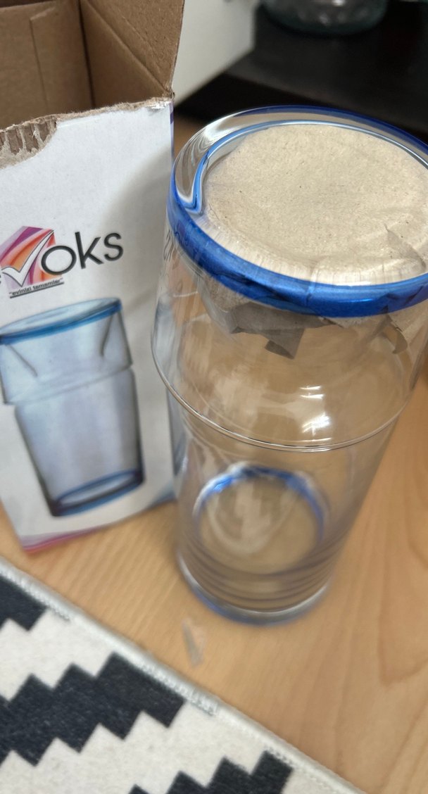 Mavi Başucu bardağı evoks - Görsel 2