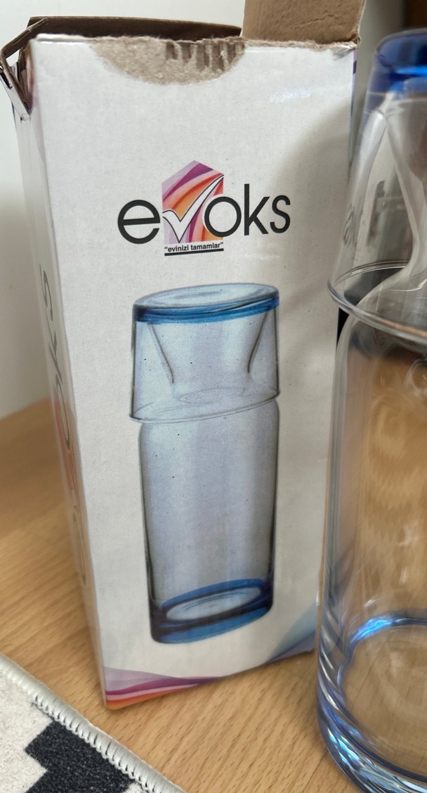 Mavi Başucu bardağı evoks - Görsel 3