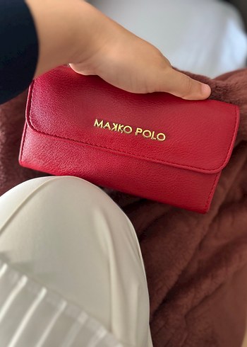 Kadın Kırmızı Deri Cüzdan - Maxko Polo - Görsel 2