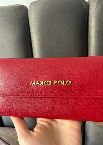 Kadın Kırmızı Deri Cüzdan - Maxko Polo - Görsel 5