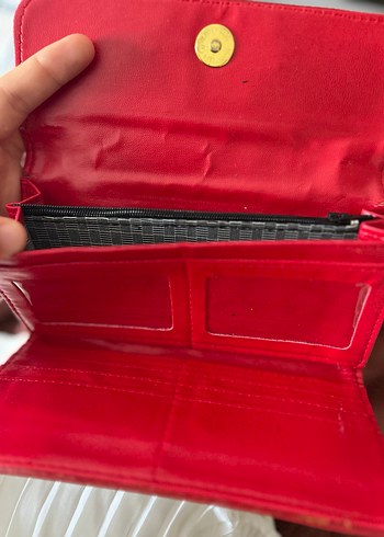 Kadın Kırmızı Deri Cüzdan - Maxko Polo - Görsel 6