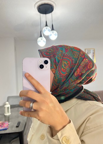 Pastel Çok Renkli  eşarp - Görsel 2