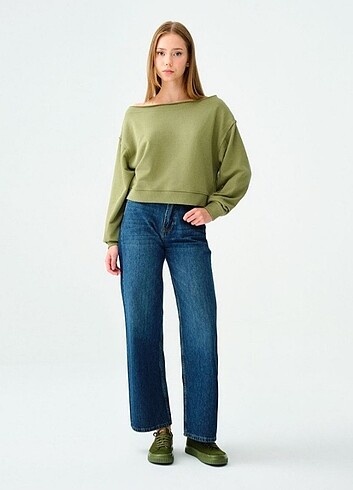 m Beden haki Renk Loft Sweatshirt