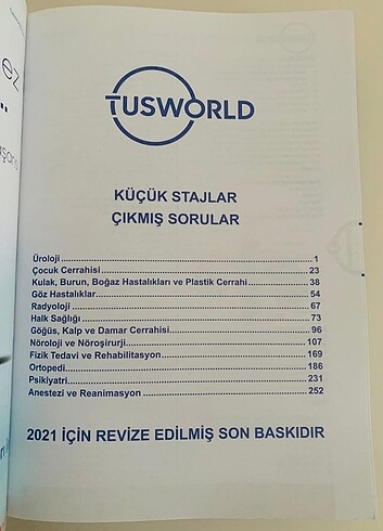  Tusworld çıkmış sorular