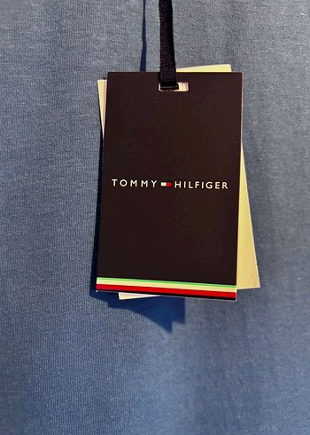 l Beden Tommy Hilfiger Mavi Erkek Tişört