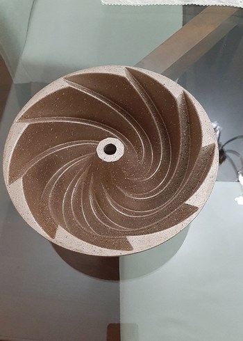 Bej Spiral Kek Kalıbı döküm