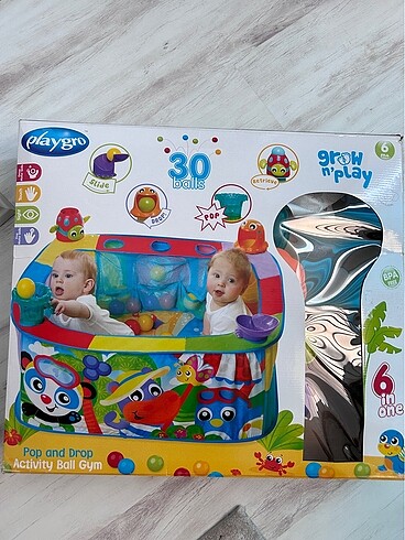 Playgro Aktiviteli Top Havuzu 32 top ile