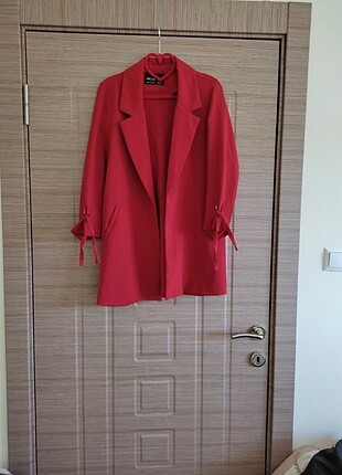kirmizi blazer
