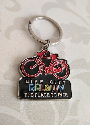  Beden haki Renk Anahtarlık belgium bike city bisiklet 