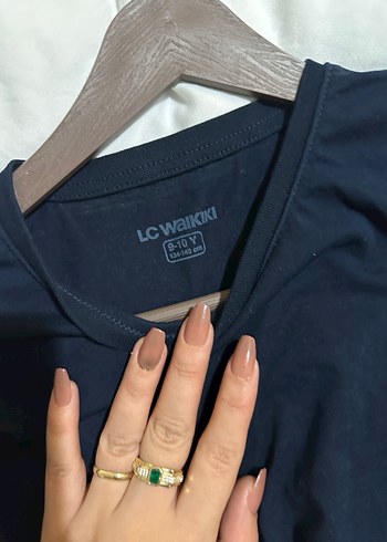 LC Waikiki Kadın Lacivert Kısa Kollu Basic Tişört