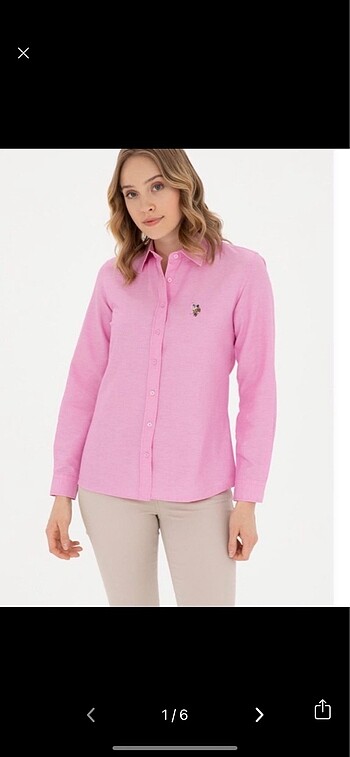 us polo pembe gömlek