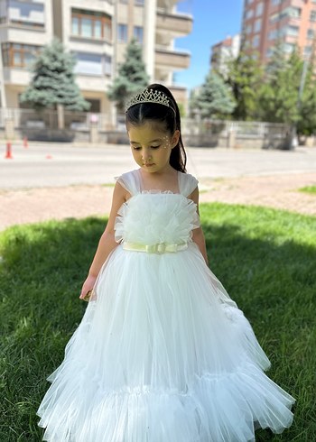 Diğer Beyaz Çocuk Abiye Gelinlik