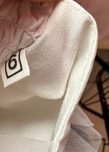 6 Yaş Beden Beyaz Çocuk Abiye Gelinlik