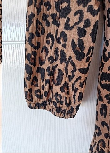 Diğer Leopar desen tunik elbise