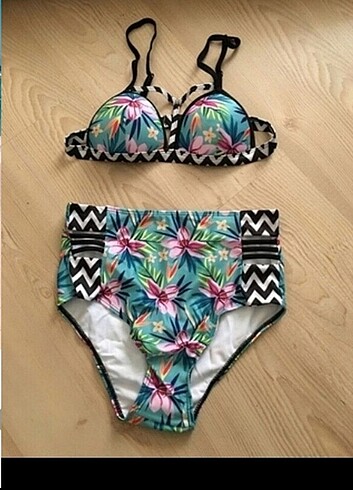 s Beden çeşitli Renk Yüksek bel bikini takımı