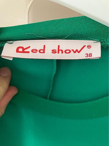 38 Beden yeşil Renk Red Show tunik