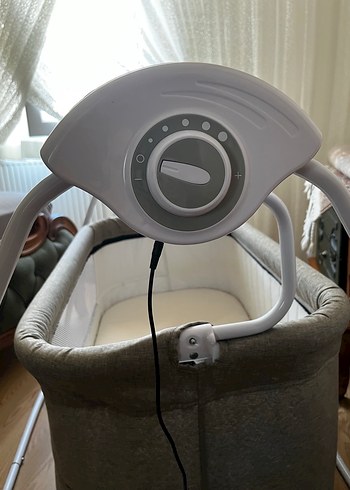 Chicco Gri Beyaz Bebek Beşiği