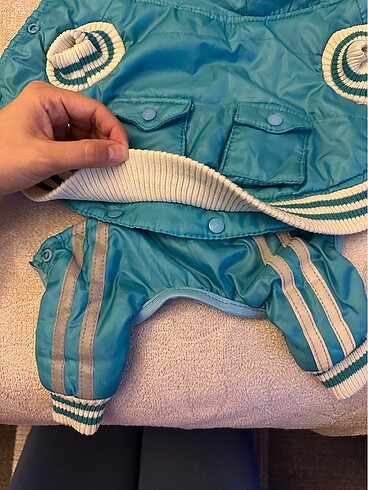 İçi Polarlı Kapüşonlu Mont - Görsel 5