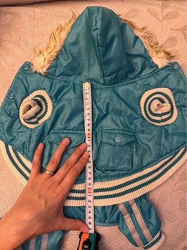 İçi Polarlı Kapüşonlu Mont - Görsel 6