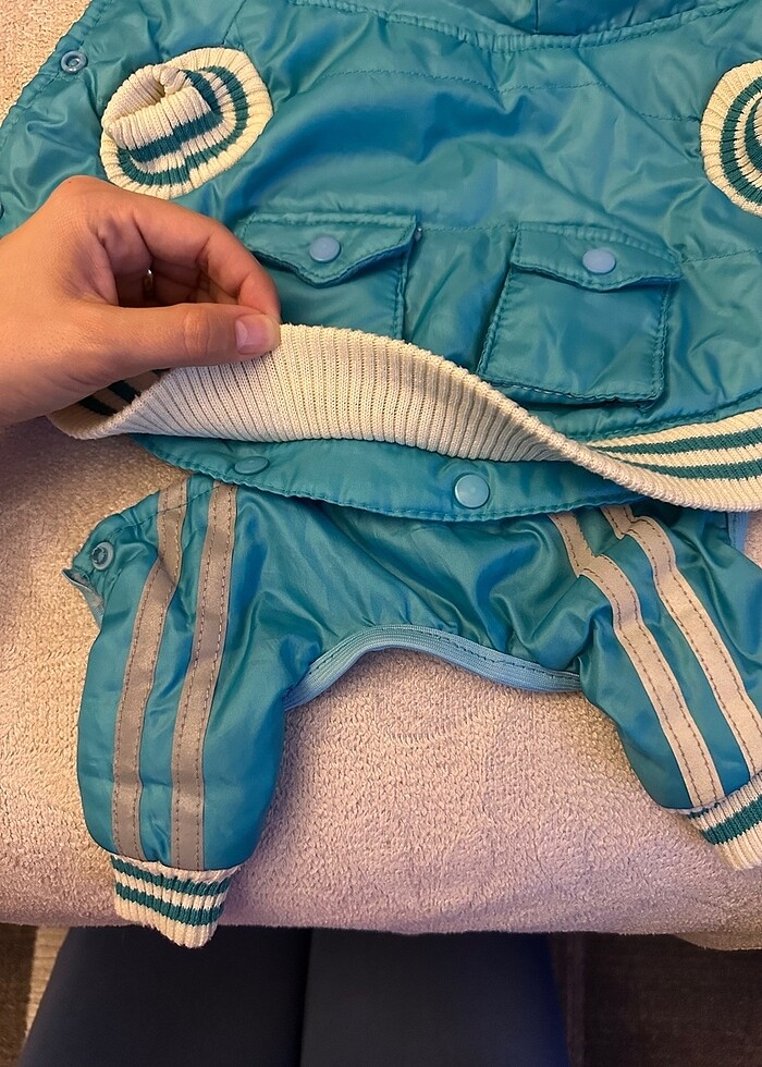 İçi Polarlı Kapüşonlu Mont - Görsel 5