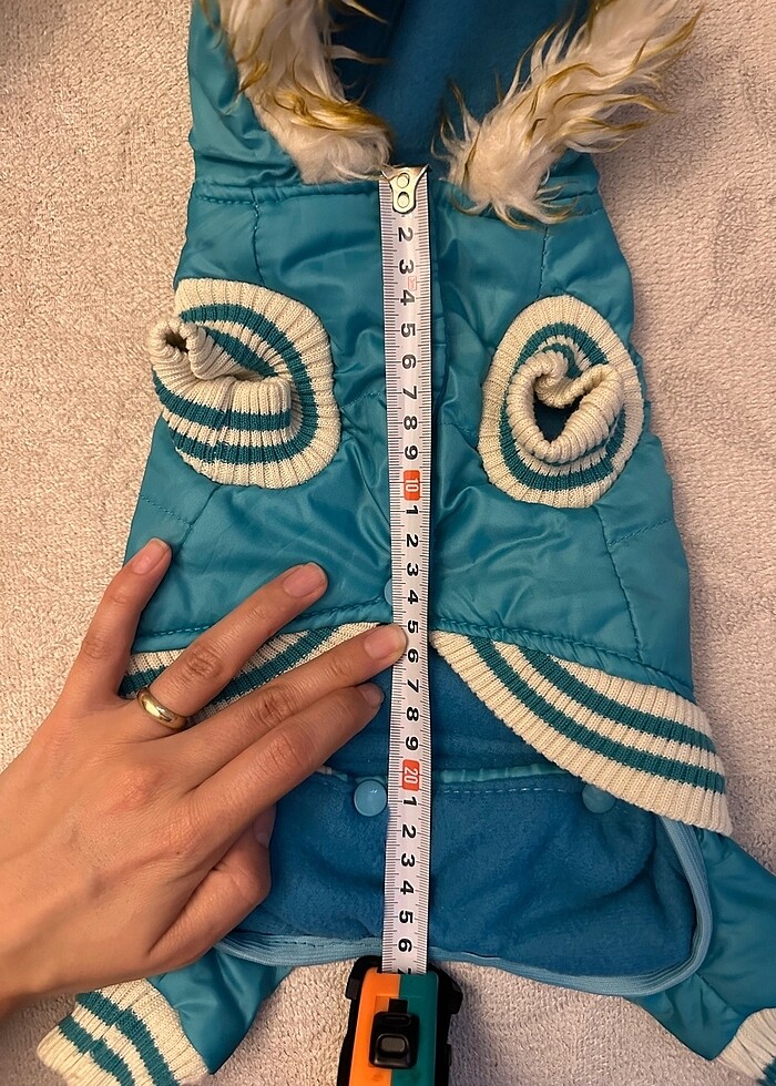 İçi Polarlı Kapüşonlu Mont - Görsel 2