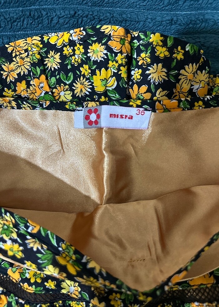 Çiçek desenli etek - Görsel 3