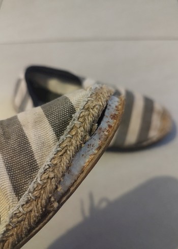 Gri Bohem Çizgili Erkek Espadril - Görsel 3