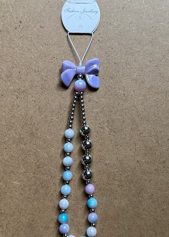 Lila Fiyonk Detaylı Bohem Kadın Charm - Görsel 3