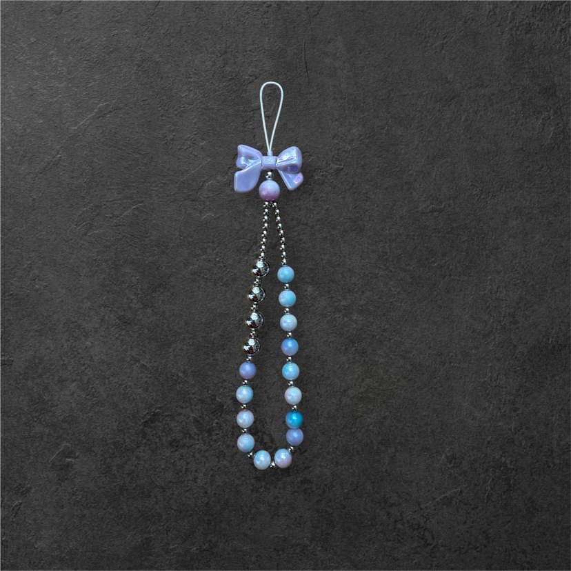 Lila Fiyonk Detaylı Bohem Kadın Charm - Görsel 2