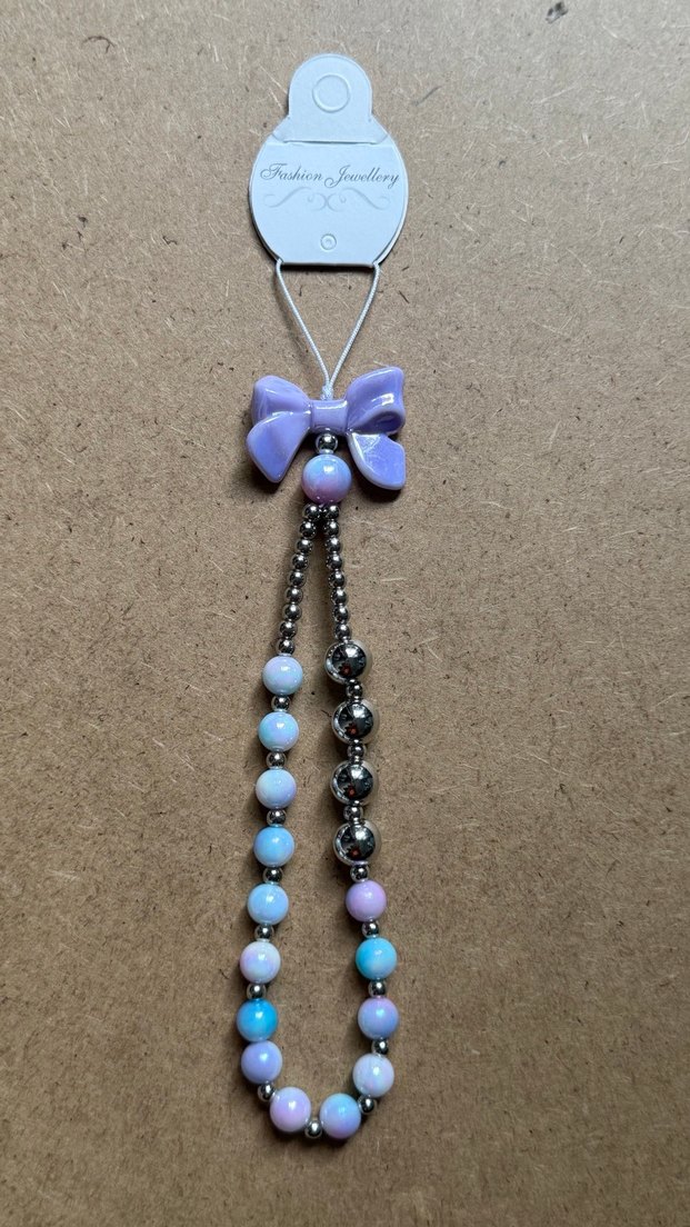 Lila Fiyonk Detaylı Bohem Kadın Charm - Görsel 3