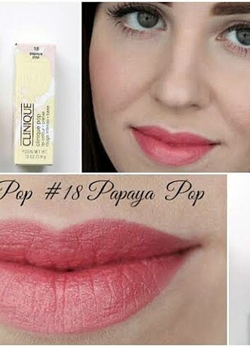 Clinique Papaya Pop Ruj 