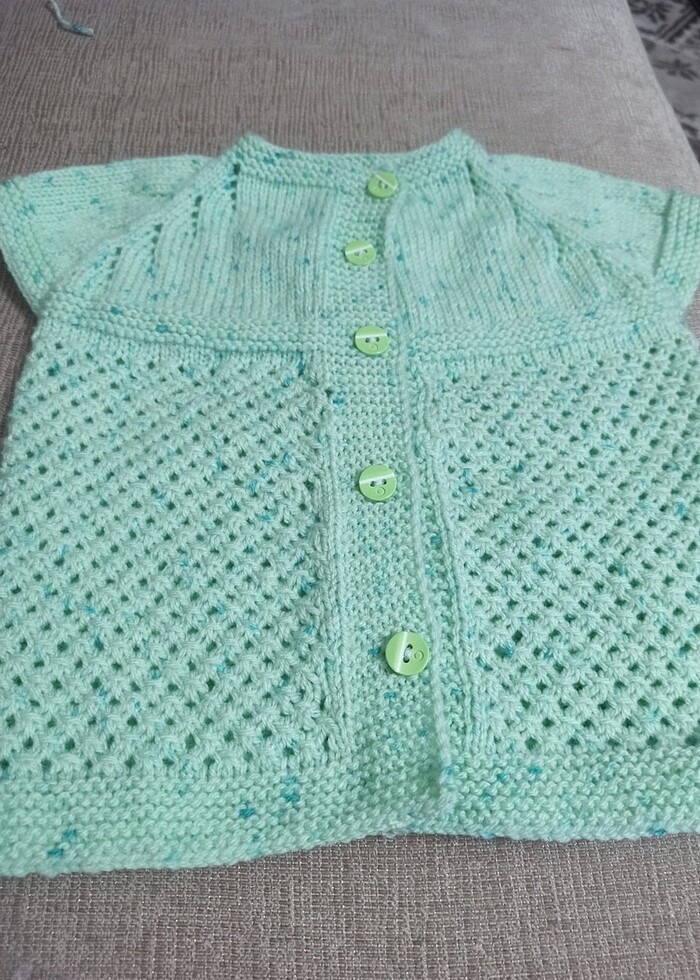 Çocuk el yapımı yelek - Görsel 2