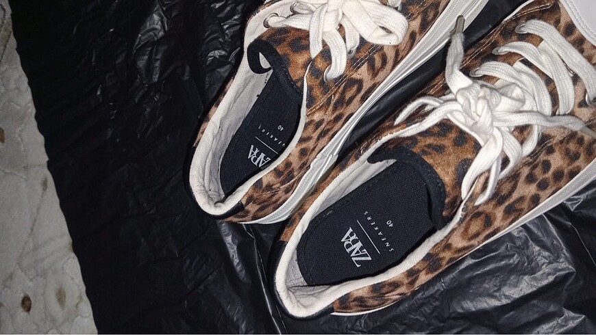 40 Beden Zara Leopar Sneaker
