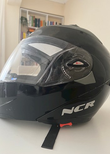 Siyah Minimalist Biker Kask - Görsel 2