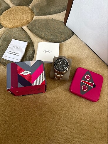 Fossil orjinal metal erkek saat