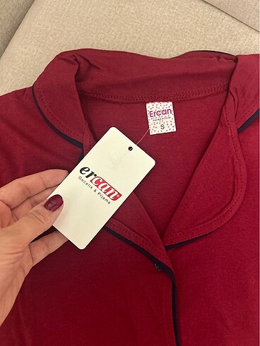 s Beden çeşitli Renk Small beden etiketli penye şort pijama takım