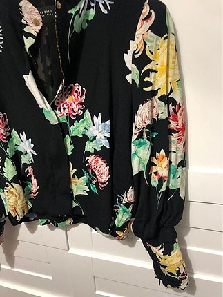 Zara Zara bomber çiçekli ceket