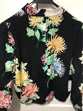 s Beden çeşitli Renk Zara bomber çiçekli ceket