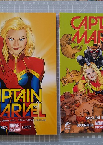 Captain Marvel Çizgi Roman Seti - Marvel