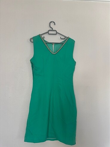 Gizli fermuarlı kısa abiye elbise - Görsel 2