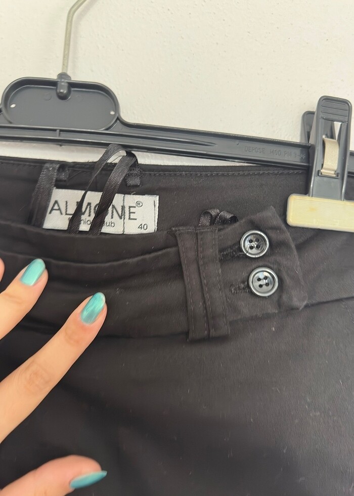 Kumaş karpi pantalon - Görsel 2