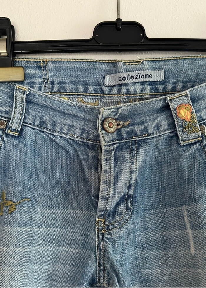 İşleme detaylı jean - Görsel 2