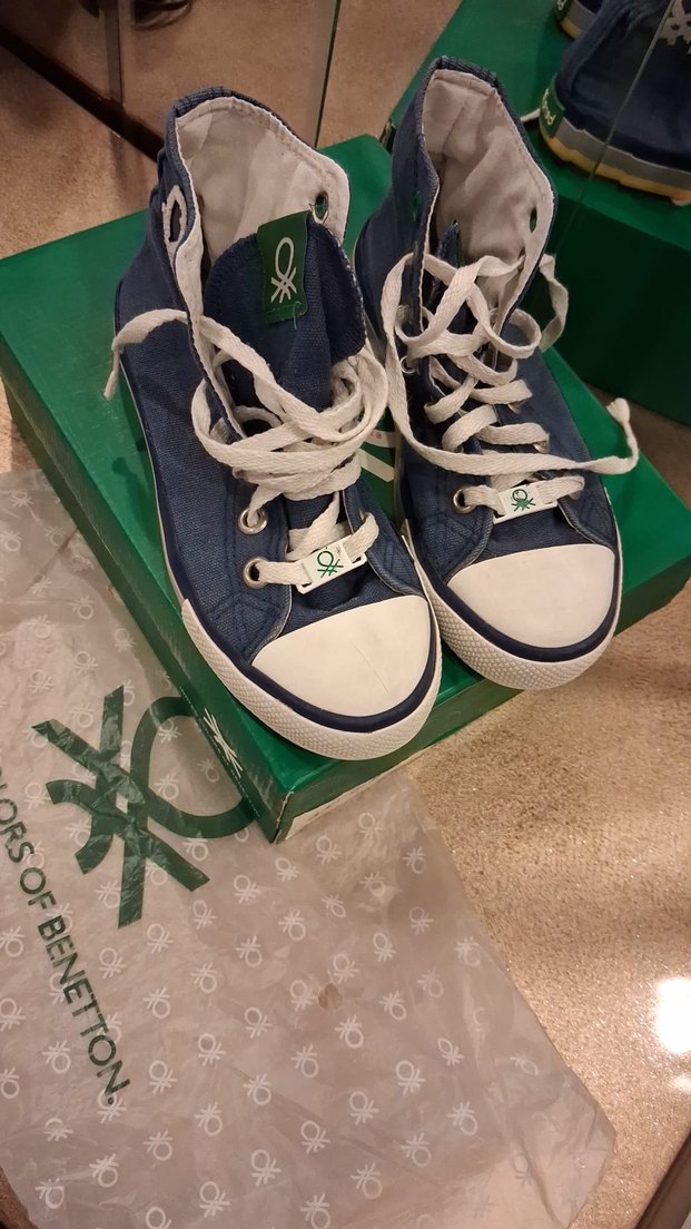Erkek Çocuk Benetton converse - Görsel 5