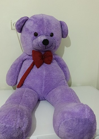 Beden Mor Renkli Peluş Ayıcık Oyuncak